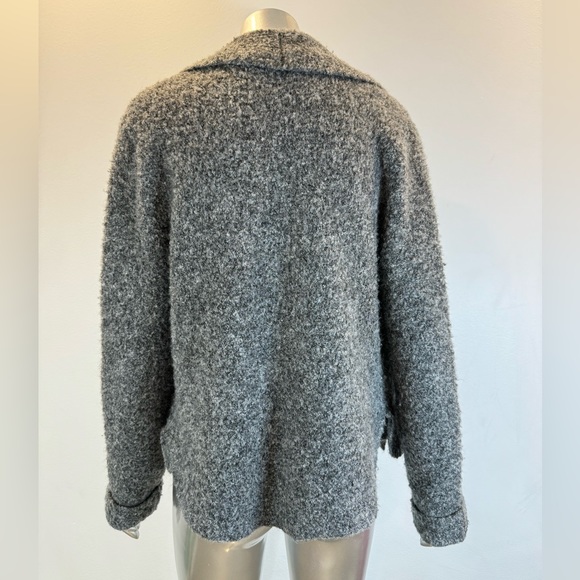 Gerry Weber Boiled Wool cardigan Gray womens small - Picture 4 of 10